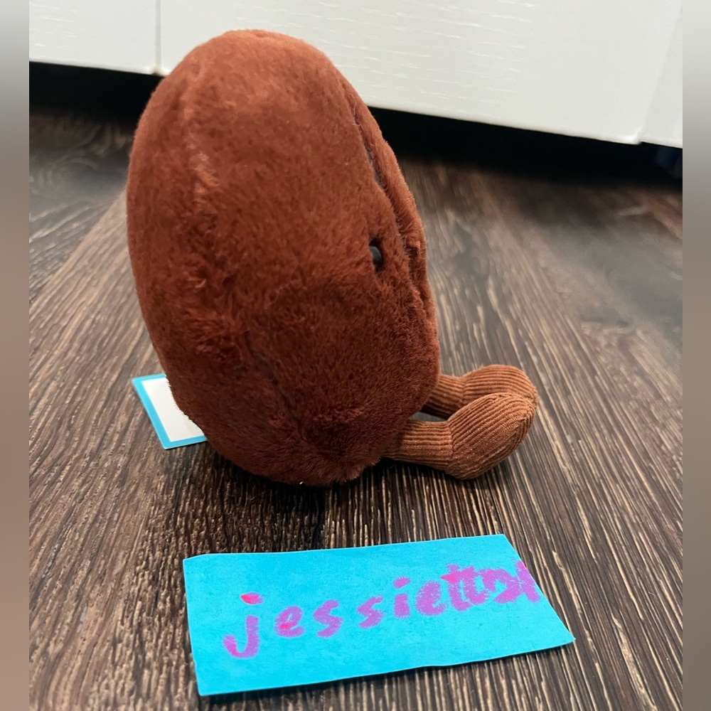 Jellycat Amuseables Coffee Bean 100%Authentic NWT US SHIP FAST - Picture 4 of 6